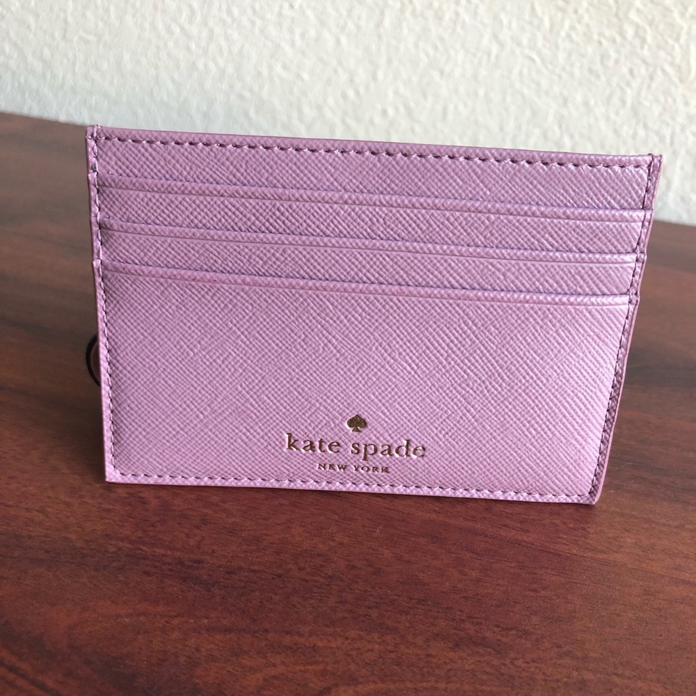 PINK GLITTER Kate Spade Card Holder!